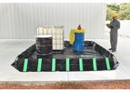 Ultratech - Model UT-8611 - Ultratech Compact Spill Containment Berm - 10` x 10` x 12 Inch
