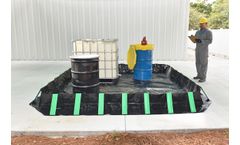 Ultratech - Model UT-8611 - 10` x 10` x 12 Inch - Compact Spill Containment Berm
