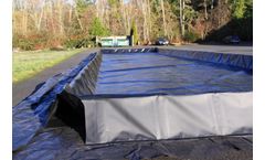 Interstate - Model IPI-OSB-1454-24 - 14' x 54' x 24 Inch - One Step Spill Containment Berm