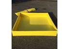 Model IPI-MB-33-VCP22 - Mini Spill Containment Berm 3` x 3` - Yellow 22 oz. VCP Material