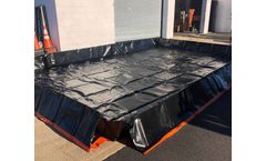 Interstate - Model IPI-OSB-1566-18 - 15` x 66` x 18 Inch - One Step Spill Containment Berm