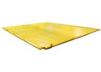 Eagle - Model EM-T8202YE - Foam Wall Spill Containment Berm - 12` x 21` x 4.5 Inch