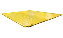 Eagle - Model EM-T8202YE - Foam Wall Spill Containment Berm - 12` x 21` x 4.5 Inch