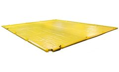 Eagle SpillNEST - Model EM-T8203YE - 12` x 33` x 4.5 Inch - Berm with Removable Sidewalls