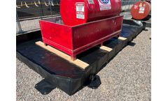 Interstate - Model IPI-LB1220-18-XR - 12` x 20` x 18" Spill Containment L-Bracket Berm