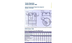 AWAS – Model Galaxie 1902 - Vortex Separator Datasheet