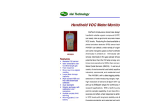 Hal - Model HVX501 - Handheld VOC Meter/Monitor -Brochure