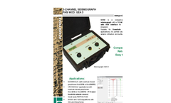 PASI - Model GEA 3 - 24-Bit Real Data Acquisition Seismograph Brochure