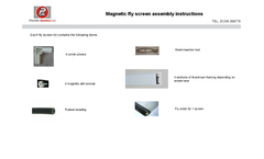 Magnetic Fly Screens Brochure