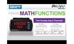 Introducing PD6060 Dual-Input Process Meter Video