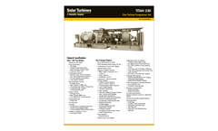 STI - Model Titan 250 - Gas Turbine Generator Set - Brochure