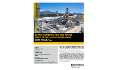 Combined Heat and Power/Direct Drying and Cogeneration – CMPC Tissue - Brochure