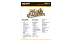 Taurus 60 Gas Turbine Mechanical Drive Package - Data Sheet