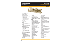 STI - Model Taurus 60 PG - Power Generator Set - Brochure
