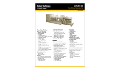 STI - Model Saturn 20 PG - Generator Set - Brochure
