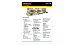 STI - Model Centaur 40 - Gas Turbine Generator Set - Brochure