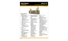 STI - Model Mercury 50 PG - Power Generator Set - Brochure