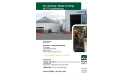 Van de Groep Waste To Energy Brochure