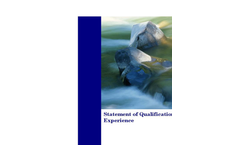 Statement of Experience Qualifications and Experience