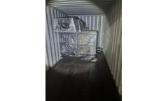 ENERPAT HBA-B90 Wood Shaving Bagging Baler on the Way to Chile,used for wood shaving
