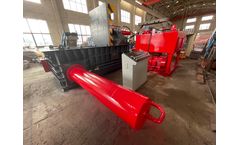 ENERPAT AMB-L2014-250 Automatic Metal Baler on the Way to Israel