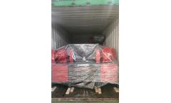 ENERPAT MSB-E500 Two Shafts Shredder to Saudi Arabia,used for shredding copper cables