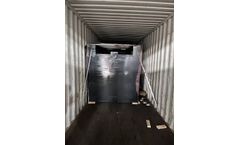 ENERPAT BM-4015 BRIQUETTING PRESS LINE To Indonesia,used for iron filings
