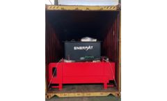 ENERPAT AMB-H2014-250 Automatic Metal Baler to USA,used for pressing aluminum chips