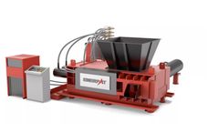 ENERPAT AMB-H1075-250 Hopper Style Automatic Metal Baler on the way to Mexico