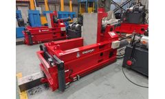 ENERPAT AMB-EE100S Automatic Metal Baler on the way to Africa