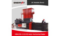 ENERPAT HBA150-110130 Automatic Horizontal Baler on the way to North America