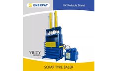 Enerpat - Model VB-100TY - Quality Scrap Tyre Baler (100 Tons)