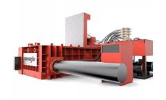 Enerpat - Model AMB-L Series - Lid Style Auto Scrap Metal Baler