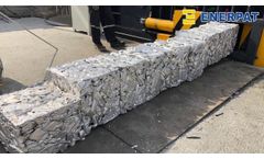 Waste Aluminum Extrusion Baler - Aluminum Scrap Baling Press Machine - Video