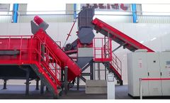 ENERPAT Waste Plastic Film Shredding,Washing and Pelleting System - Video