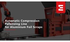 ENERPAT Automatic Pipeline Transportation and Compression System for Aluminium Foil Scraps