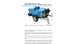 KW 2000 – 3000 – 4000 – 5000 – 8000 & KW 10 - Cable Pulling Winches – Datasheet