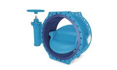 ERHARD ROCO Wave - Outside and Disc in Epoxy / Inside Enamelled for Double Eccentric Butterfly Valves