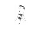 Hailo Safety Plus - Model 4342-001 - Steel Folding Steps