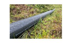 Above-ground pipe system for the reusable transport line sector