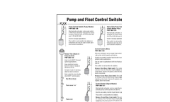 Float Control Switches - Brochure