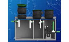 FLXX - Three Compartment Single Auto Siphon Tanks