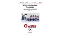 WIDOS - Model 5100 - Heating Element Butt Welding Machine - Manual
