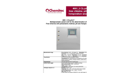 Model 4001-3 - Multiparameter Power Unit Brochure