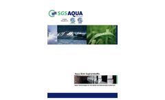 SGS Aqua-Skim - Model S - Horizontally Flowing Segmental Baffle - Brochure