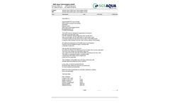SGS Aqua-Skim - Model S - Horizontally Flowing Segmental Baffle - Specifications