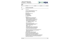 Aqua-Skim - Model VR - Vertical and Radial Floating Baffle - Specifications