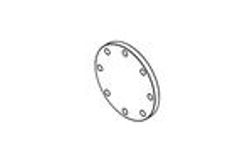 PE - Model 010024974 - FM-Line PP/Steel  Blind Flange