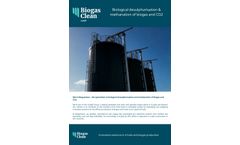 Biological Desulphurisation & Methanation of Biogas and CO2 - Brochure