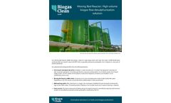 Moving Bed Reactor: High Volume Biogas Flow Desulphurisation Solution - Brochure